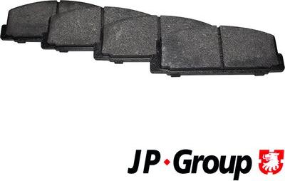 JP Group 3863700610 - Тормозные колодки, дисковые, комплект autosila-amz.com