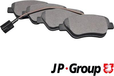 JP Group 3363601610 - Тормозные колодки, дисковые, комплект autosila-amz.com