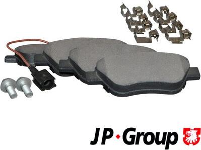 JP Group 3363601310 - Тормозные колодки, дисковые, комплект autosila-amz.com