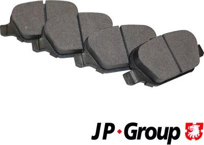 JP Group 3363700510 - Тормозные колодки, дисковые, комплект autosila-amz.com