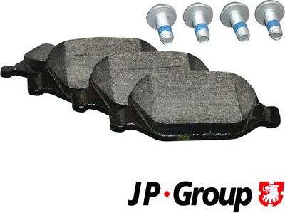 JP Group 3363700110 - Тормозные колодки, дисковые, комплект autosila-amz.com