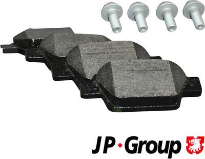 JP Group 3363700210 - Тормозные колодки, дисковые, комплект autosila-amz.com