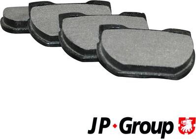 JP Group 3763700210 - Тормозные колодки, дисковые, комплект autosila-amz.com