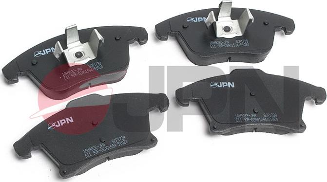 JPN 10H9022-JPN - Тормозные колодки, дисковые, комплект autosila-amz.com