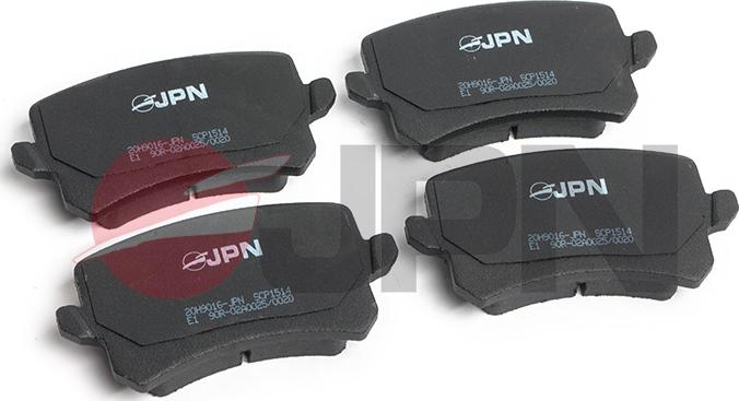 JPN 20H9016-JPN - Тормозные колодки, дисковые, комплект autosila-amz.com