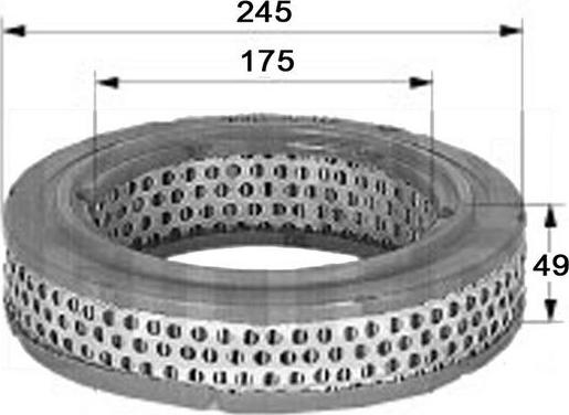 JS Asakashi A0223 - Воздушный фильтр, двигатель autosila-amz.com