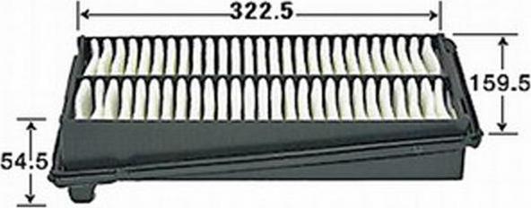 JS Asakashi A877J - Воздушный фильтр, двигатель autosila-amz.com