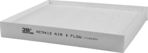 JS Asakashi AC9412 - Фильтр воздуха в салоне autosila-amz.com