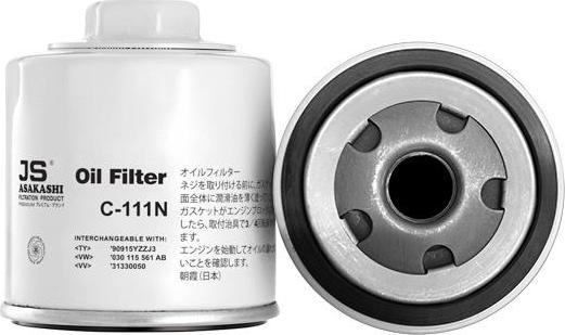JS Asakashi C111N - Масляный фильтр autosila-amz.com