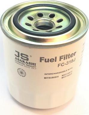 JS Asakashi FC318J - Топливный фильтр autosila-amz.com