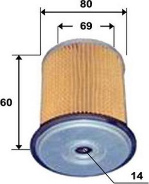 JS Asakashi FE1001 - Топливный фильтр autosila-amz.com