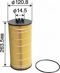 JS Asakashi OE0100 - Масляный фильтр autosila-amz.com