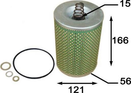 JS Asakashi OE1014 - Масляный фильтр autosila-amz.com