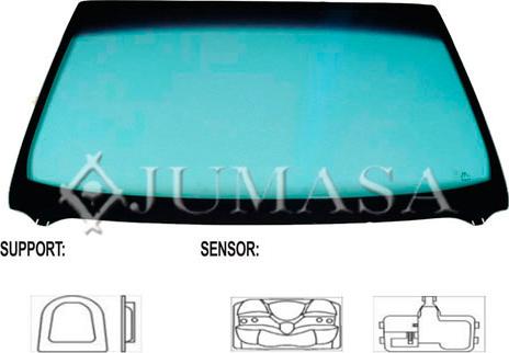 Jumasa R3303095 - Ветровое стекло autosila-amz.com