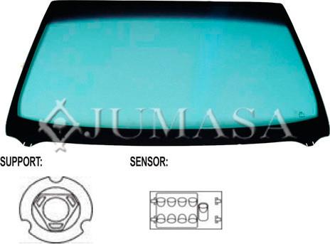 Jumasa V3301073 - Ветровое стекло autosila-amz.com