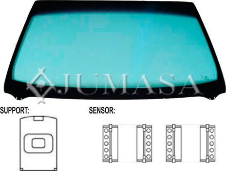 Jumasa V3333540 - Ветровое стекло autosila-amz.com