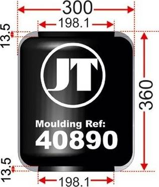 Juratek JAD40890 - Кожух пневматической рессоры autosila-amz.com