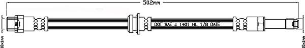 Juratek JBH1067 - Тормозной шланг autosila-amz.com