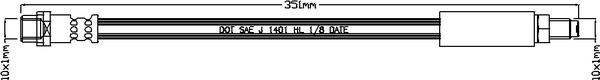 Juratek JBH1154 - Тормозной шланг autosila-amz.com