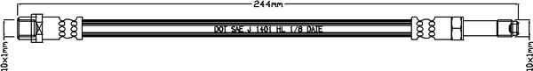 Juratek JBH1102 - Тормозной шланг autosila-amz.com