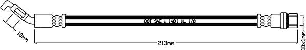 Juratek JBH1120 - Тормозной шланг autosila-amz.com