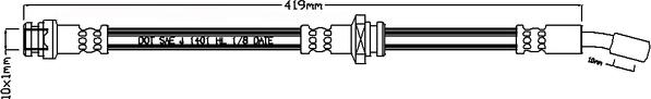 Juratek JBH1320 - Тормозной шланг autosila-amz.com