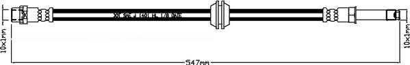 Juratek JBH1222 - Тормозной шланг autosila-amz.com