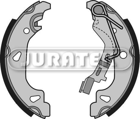 Juratek JBS1042 - Комплект тормозных колодок, барабанные autosila-amz.com