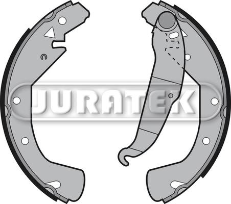 Juratek JBS1004 - Комплект тормозных колодок, барабанные autosila-amz.com