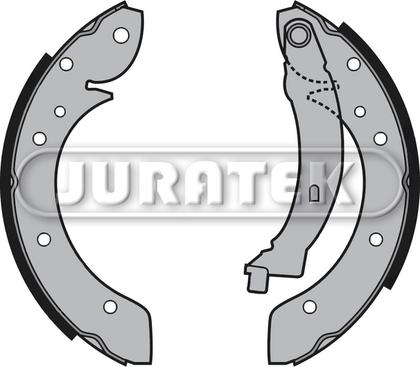 Juratek JBS1007 - Комплект тормозных колодок, барабанные autosila-amz.com
