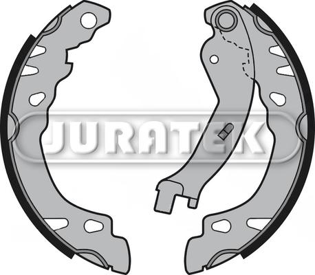 Juratek JBS1020 - Комплект тормозных колодок, барабанные autosila-amz.com