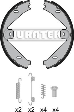 Juratek JBS1130 - Комплект тормозных колодок, барабанные autosila-amz.com