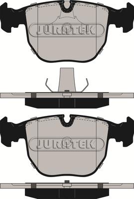 Juratek JCP997 - Тормозные колодки, дисковые, комплект autosila-amz.com
