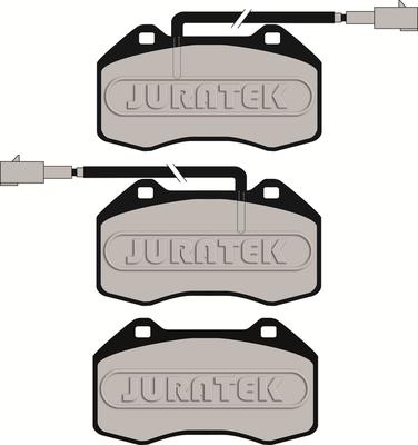 Juratek JCP4040 - Тормозные колодки, дисковые, комплект autosila-amz.com
