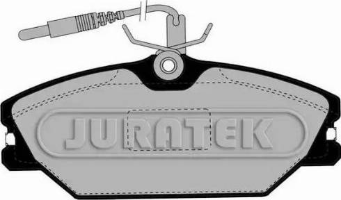 Juratek JCP406 - Тормозные колодки, дисковые, комплект autosila-amz.com