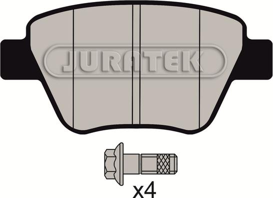 Juratek JCP4316 - Тормозные колодки, дисковые, комплект autosila-amz.com
