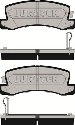 Juratek JCP478 - Тормозные колодки, дисковые, комплект autosila-amz.com