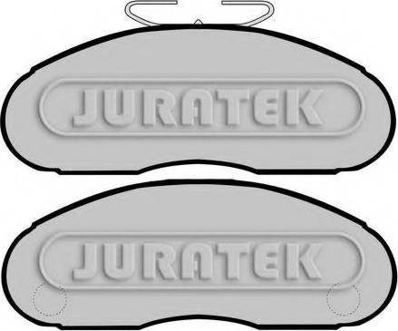 Juratek JCP627 - Тормозные колодки, дисковые, комплект autosila-amz.com