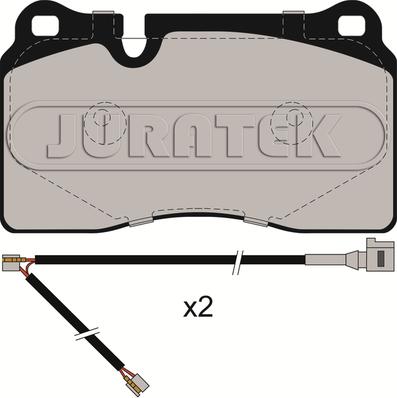 Juratek JCP062 - Тормозные колодки, дисковые, комплект autosila-amz.com