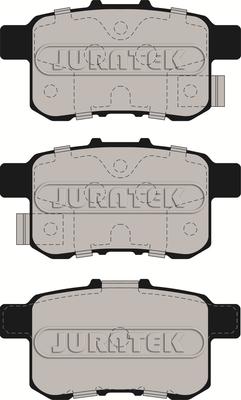 Juratek JCP079 - Тормозные колодки, дисковые, комплект autosila-amz.com
