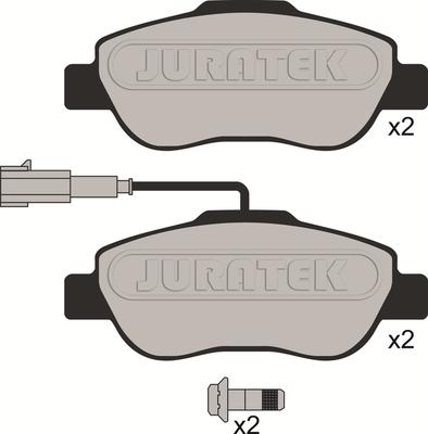 Juratek JCP1945 - Тормозные колодки, дисковые, комплект autosila-amz.com