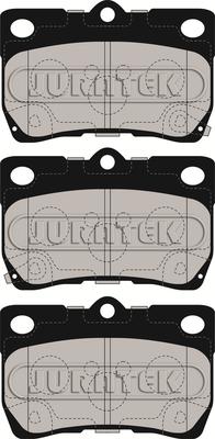 Juratek JCP190 - Тормозные колодки, дисковые, комплект autosila-amz.com