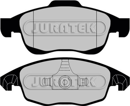 Juratek JCP1971 - Тормозные колодки, дисковые, комплект autosila-amz.com