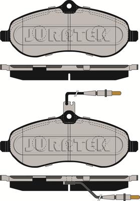 Juratek JCP149 - Тормозные колодки, дисковые, комплект autosila-amz.com