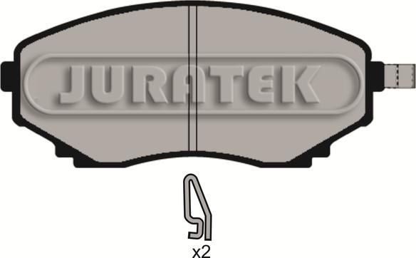 Juratek JCP1445 - Тормозные колодки, дисковые, комплект autosila-amz.com