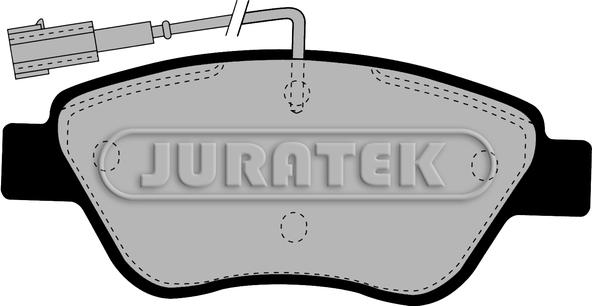 Juratek JCP1466 - Тормозные колодки, дисковые, комплект autosila-amz.com