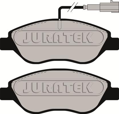 Juratek JCP1468 - Тормозные колодки, дисковые, комплект autosila-amz.com