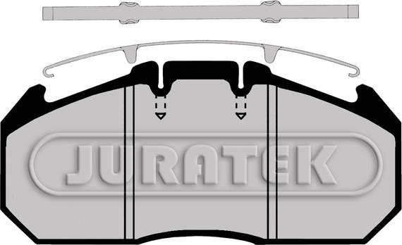 Juratek JCP1404 - Тормозные колодки, дисковые, комплект autosila-amz.com