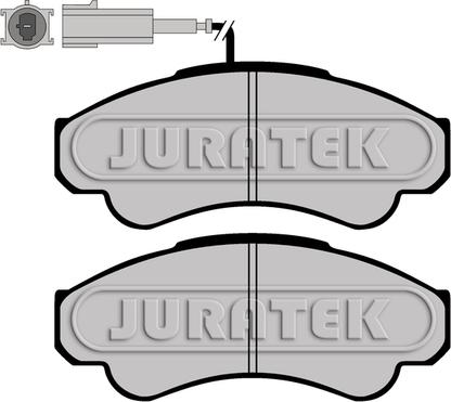 Juratek JCP1479 - Тормозные колодки, дисковые, комплект autosila-amz.com