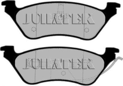 Juratek JCP1475 - Тормозные колодки, дисковые, комплект autosila-amz.com